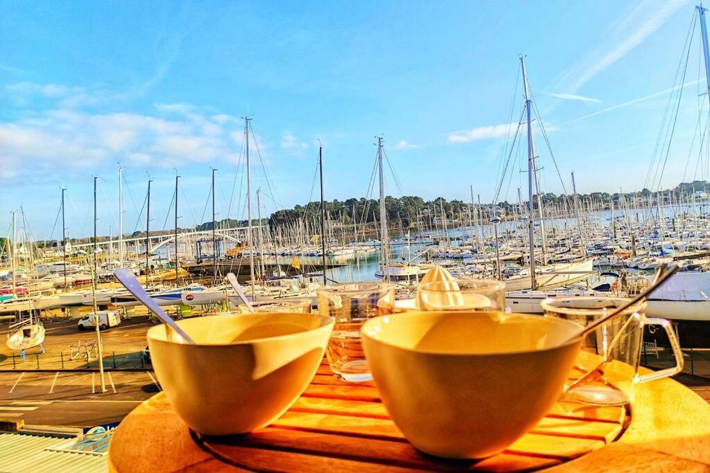 Les Balcons De La Trinite - Vue Sur Mer Et Le Port Luaran gambar